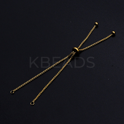 Adjustable 201 Stainless Steel Slider Bracelets Making LS-STAS-S105-JN646-2-1