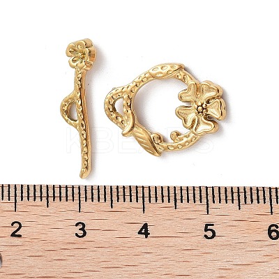 Ion Plating(IP) 304 Stainless Steel Toggle Clasps STAS-A092-02G-1