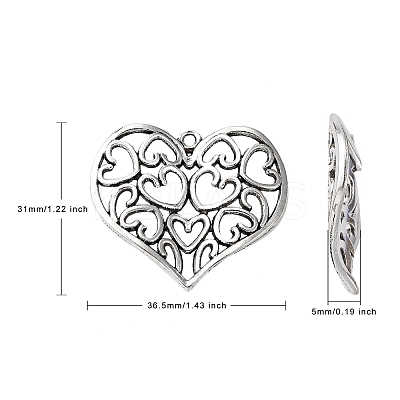 Valentines Unique Gifts for Boyfriends Alloy Pendants LS-PALLOY-A11-3231-AS-FF-1
