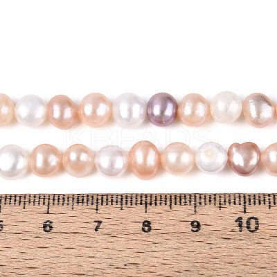 Natural Cultured Freshwater Pearl Beads Strands PEAR-N014-05M-02-1
