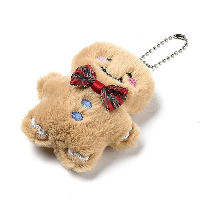 Christmas Theme Cloth Plush Doll Pendant Decorations LS-HJEW-D030-01B-1