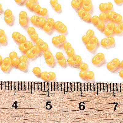 Baking Paint Glass Seed Beads SEED-A033-04K-1