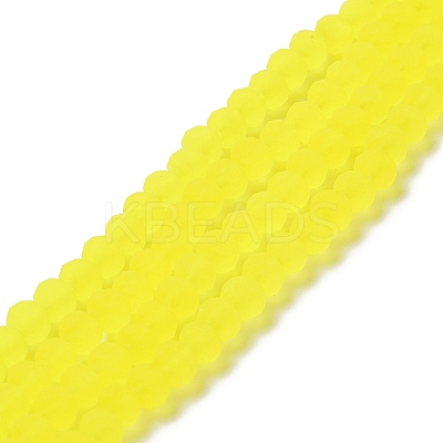 Transparent Glass Beads Strands X1-EGLA-A034-T6mm-MD29-1