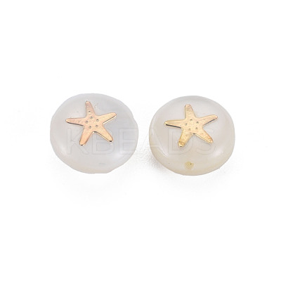 Natural Freshwater Shell Beads SHEL-S278-063-1