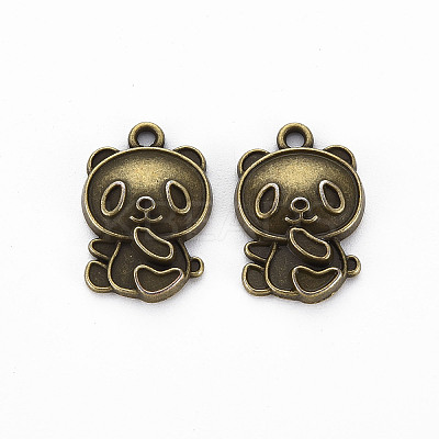 Tibetan Style Alloy Pendant Enamel Settings LS-TIBEP-N010-022AB-RS-1