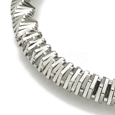 Non-Tarnish 304 Stainless Steel Twist Bracelets BJEW-H617-06P-1