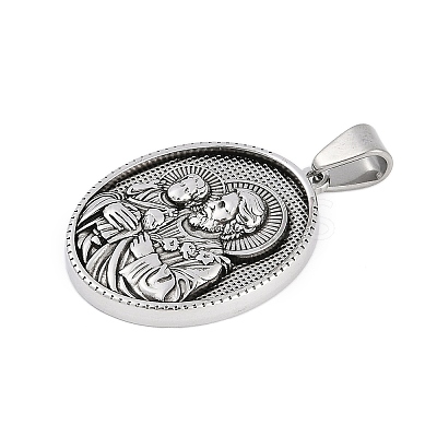 304 Stainless Steel Pendants STAS-M103-01AS-02-1