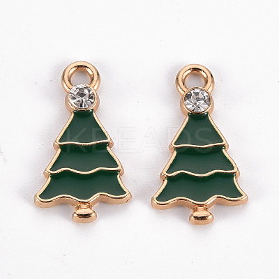 Eco-Friendly Alloy Enamel Pendants LS-X-ENAM-T011-70-NR-1