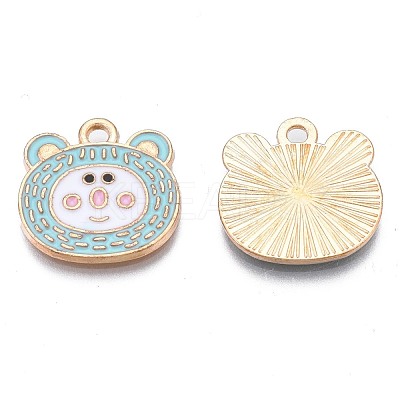 Alloy Enamel Pendants ENAM-N054-74A-1