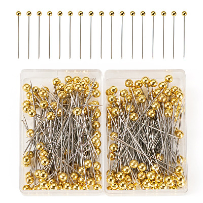 2 Sets Stainless Steel Ball Positioning Head Pins FIND-TA0009-26G-1