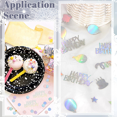 2 Bags Plastic Confetti DIY-SC0031-54B-1