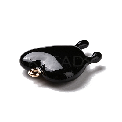 Opaque Resin Pendants RESI-D059-01P-1