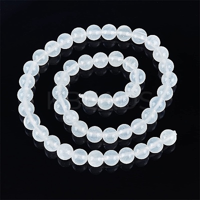 1 Strand Natural Selenite Beads Strands G-CA0001-78C-1
