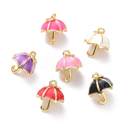 Real 18K Gold Plated Brass Charms KK-L188-24G-1