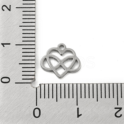 Non-Tarnish Laser Cut 304 Stainless Steel Charms STAS-G323-03P-1