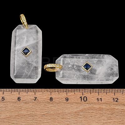 Natural Quartz Crystal Pendants GG-CBA51ED-05G-06-1
