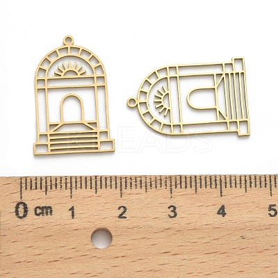 201 Stainless Steel Pendants LS-STAS-I332-09G-1