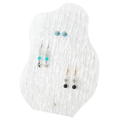 Water Ripple Acrylic Earring Display Stands EDIS-WH0015-06-1