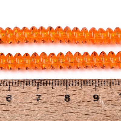 Transparent Glass Beads Strands GLAA-Q113-02A-A04-1