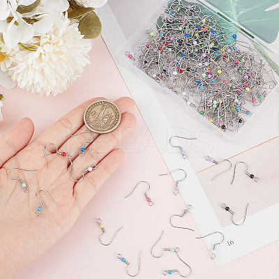 200Pcs 304 Stainless Steel Earring Hooks STAS-SP0001-42-1