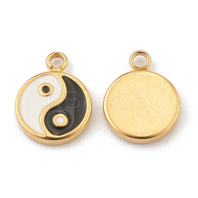Fashion 304 Stainless Steel Enamel Charms STAS-Z009-10G-1
