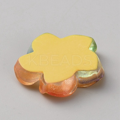 Transparent Resin Cabochons RESI-WH20001-32A-1