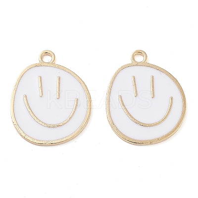 Alloy Enamel Pendants PALLOY-S192-03G-01-1