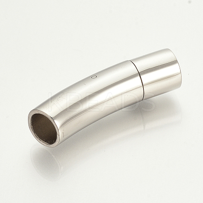 Tarnish Resistant 304 Stainless Steel Bayonet Clasps STAS-S076-96B-1