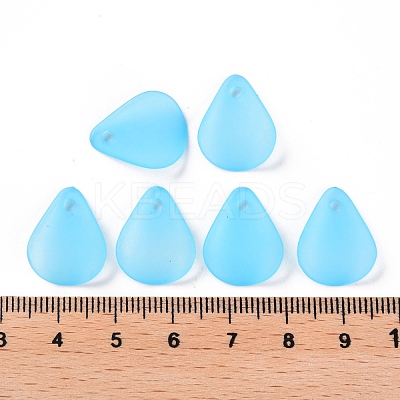 Transparent Frosted Acrylic Pendants MACR-S371-09A-755-1