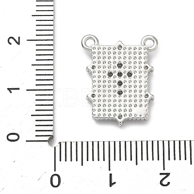 Brass Micro Pave Cubic Zirconia Pendants KK-C156-26P-1