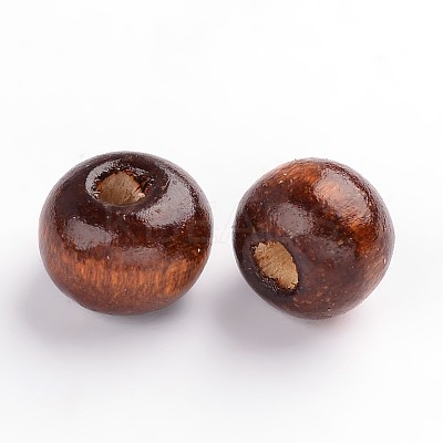 Dyed Natural Wood Beads WOOD-Q006-10mm-06-LF-1