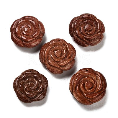 Synthetic Goldstone Carved Pendants G-Z088-01C-1