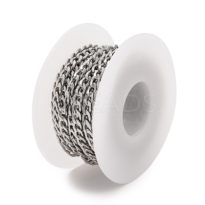 304 Stainless Steel Curb Chains CHS-TAC0001-03P-1