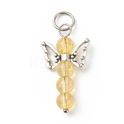 Natural & Synthetic Gemstone Pendants PALLOY-JF01707-1