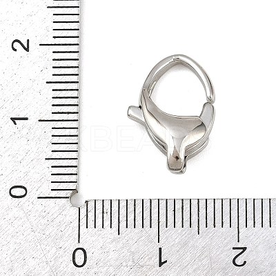 316 Stainless Steel Lobster Claw Clasps STAS-C154-02B-P-1
