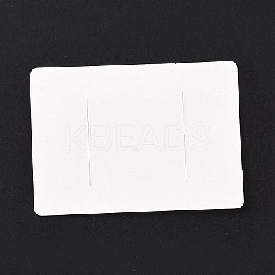 Rectangle Paper Hair Clip Display Cards DIY-B061-02F-1