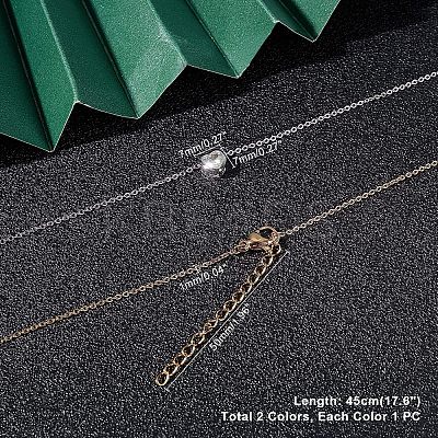 304 Stainless Steel Pendant Necklaces NJEW-UN0001-02-1