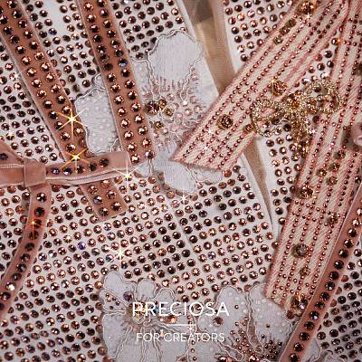 Preciosa® MAXIMA Crystal Round Stones Y-PRC-RBSS12-00030-277-1