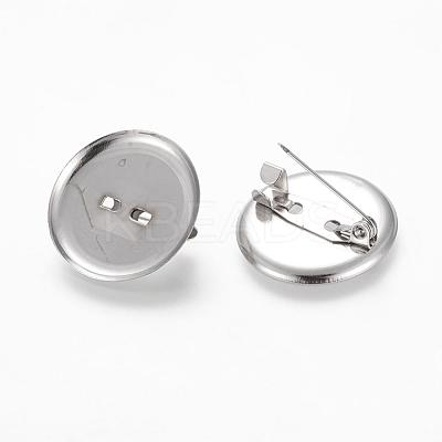 Iron Brooch Findings E04IY-P-1