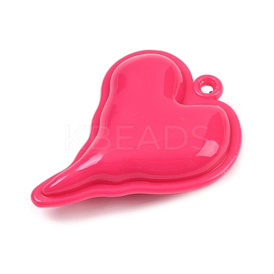 Opaque Acrylic Big Pendants OACR-B036-17E-1