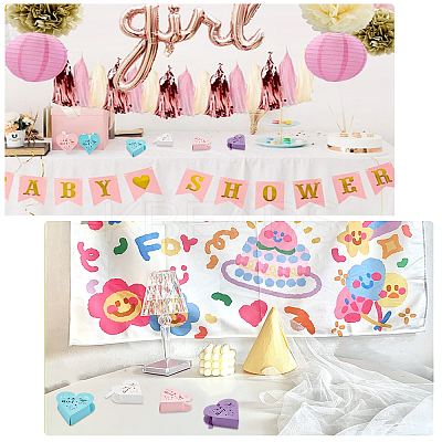 30Pcs 5 Colors Paper Candy Boxes CON-PH0002-32-1