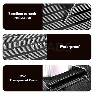 Transparent PVC Luggage Cover AJEW-WH20080-52F-1