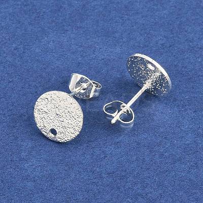 304 Stainless Steel Stud Earring Findings STAS-Z021-B-01S-1
