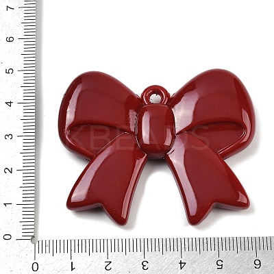 Opaque Acrylic Enamel Big Pendants OACR-B036-13A-1