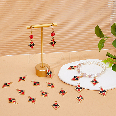 Alloy Enamel Pendants ENAM-WH0056-49G-1