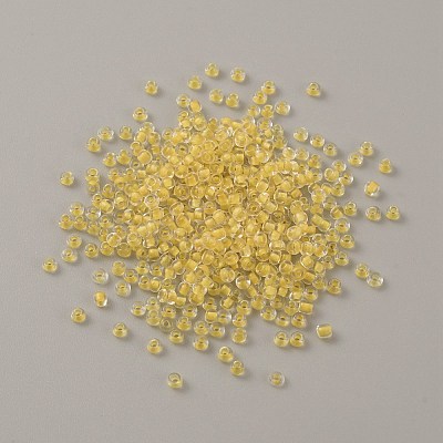 100G Luminous Transparent Glass Beads GLAA-WH0039-06N-1