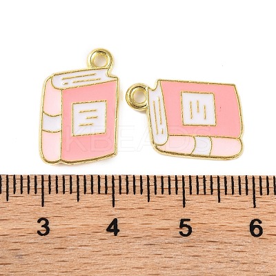 Golden Plated Alloy Enamel Pendants LS-X-ENAM-Z017-12G-03-1