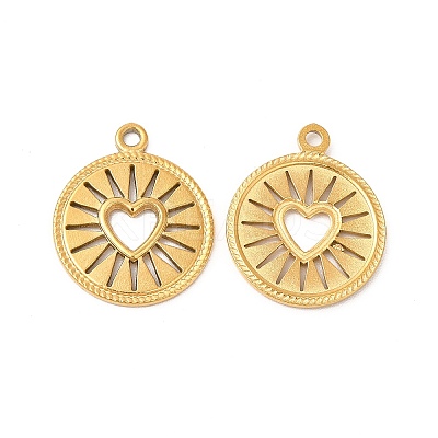 Ion Plating(IP) 304 Stainless Steel Pendants STAS-L268-013G-1