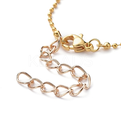 Brass Ball Chains Necklace Making NJEW-JN02838-02-1