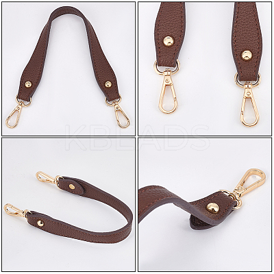 Litchi Texture PU Leather Wide Bag Handles FIND-WH0005-28B-1